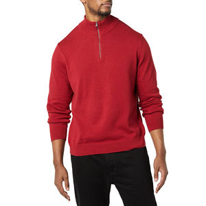 Sudadera Ligera con Cierre de Cremallera de Cuarto, Superventas, Cómoda, Informal, de Manga Larga con Cuello Alto - Product Image 3