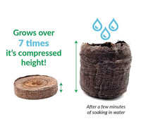 Coco Peat Coir Jiffy Pellets Media Tanam Bibit Ramah Lingkungan Biodegradable Hidroponik Pot Tanam Organik untuk Pembenihan Tanaman