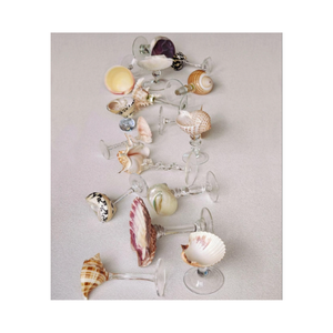 แก้วเปลือกหอยงานแฮนด์เมดสไตล์เวียดนามสำหรับการตกแต่งงานแต่งงานชายหาดและการจัดแสดงศิลปะภายในจากเวียดนาม - Product Image 3