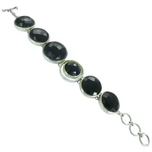 "Platinum Rhodium-Plated Diamond Charm <b>Bracelet</b> <b>for</b> <b>Women</b> with <b>Rose</b> <b>Gold</b> Finish" - Product Image 3