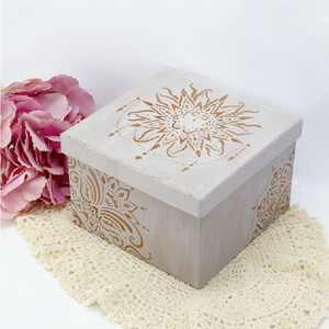 Floral Design Henna <b>Stencil</b> Mandala Template for Crafting <b>Art</b> - Product Image 5