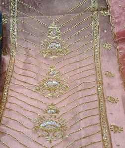 Modern Designer Unstitched Hand Embroidered Indian Pakistani Party Wear <b>Suits</b> for <b>Women</b> Fashion-Forward Traditional Style - Product Image 2