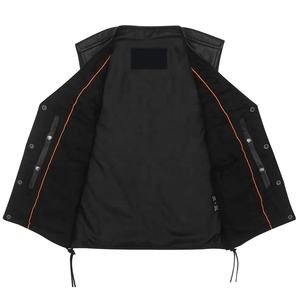 Gilet en cuir pour moto, personnalisé, prix de gros, collection 2026 - Product Image 3
