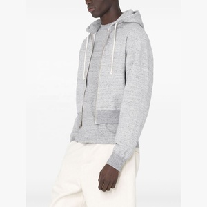 เสื้อฮู้ดแขนยาวโอเวอร์ไซส์ผ้าฝ้ายปักลายเลือกได้ตามต้องการ - Product Image 4