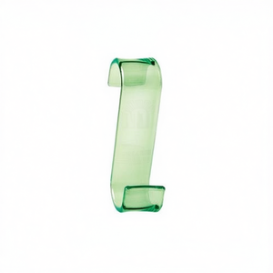 MERLINO Colgador de Baño Transparente Verde 2025 P8 Gedy (3.2x6.7x12cm) para Puerta - Product Image 2