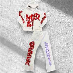 Conjunto Deportivo Personalizado de Primera Calidad con Serigrafía, Algodón French Terry, Ropa Deportiva Transpirable de 500 GSM - Product Image 4