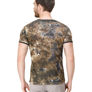 Comfortable Stretch Fabric Trend Inspired Daily <b>Tie</b> Dye T-Shirt Bold Color Breathable Polyester/Cotton Eco-Friendly Quick Dry - Product Image 2