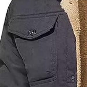 Nuevo 2025 Último estilo Vintage Outdoor Trucker Jacket Boxy Fit Cropped Vintage Jacket para hombres - Product Image 4