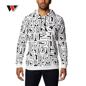 Sweat-shirts à capuche unisexes de haute qualité pour hommes, streetwear, pulls, logo personnalisé sublimé, imprimé uni, polaire coupe-vent - Product Image 1