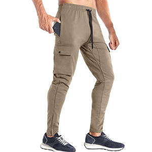 Style de poche hommes Joggers pantalons décontractés hommes vêtements de sport respirant Gym Fitness bas pantalons à séchage rapide - Product Image 1