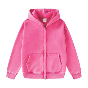 Fabrication 500 gsm oversize lavage à l'acide Hoodies drop shoulder heavy weight 100% cotton hoodies men for high quality - Product Image 2