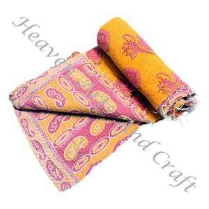 <b>Kantha</b> <b>Quilt</b> Gudari <b>Kantha</b> <b>Quilt</b> Gudari Hot Selling Wholesale Gold Supplier GD2194 Handmade <b>Kantha</b> <b>Quilt</b> Cotton Printed Indian - Product Image 3