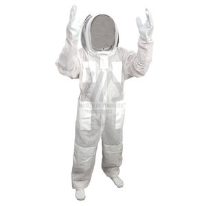 Combinaison de protection intégrale pour apiculteur, uniforme de protection contre les abeilles avec voile d'apiculteur, tissu 100% coton - Product Image 1