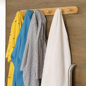 Cintre en bois de qualité hôtelière avec crochet de sécurité, cintre en bois de noyer naturel pour vêtements de créateurs, organisateur de cintres en bois - Product Image 5