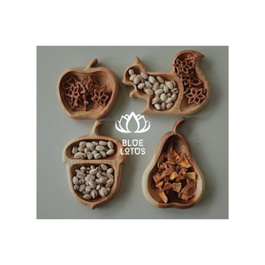 NOUVELLE COLLECTION 2023 ASSIETTE EN BOIS Ustensiles de cuisine DÉCORATION MEILLEUR PRIX DU LOTUS BLEU VIETNAM - Product Image 1