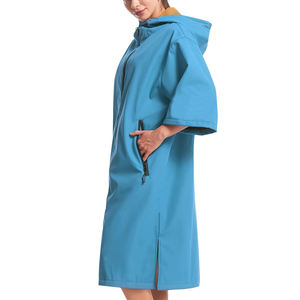 Chaqueta Impermeable de Secado Rápido con Logotipo Bordado, Chaqueta de Forro Polar Grueso y Transpirable para Adultos, Chaqueta de Manga Larga Personalizada para Hombre - Product Image 4