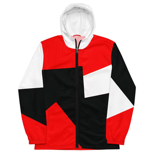 Chaqueta cortavientos ligera con soporte de calidad superior para hombre logotipo personalizado cremallera elegante impresión por sublimación impermeable Premium - Product Image 3