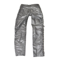 Cantidad al por mayor Pantalones de cuero para hombre Ajuste flexible cómodo ideal para clima frío y estilo moderno al aire libre Pantalones transpirables