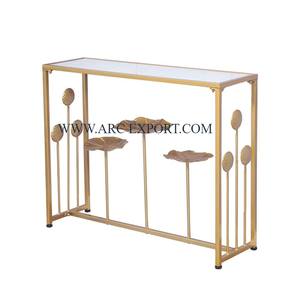 Mesa de consola de metal con recubrimiento de polvo negro Mesa de consola de muebles de gran tamaño estándar clásica al precio más barato por ARC Export - Product Image 3