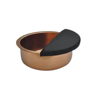 Shiny Polished Copper Foot Soaking Therapy Pedicure Spa Beauty Salon Bowl Fountain Garden Outdoors Spa Pedi Tub