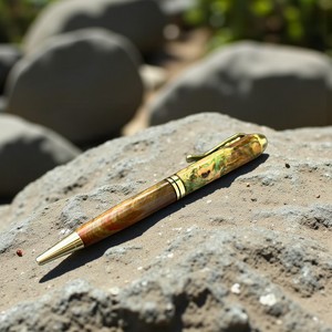 Stylo élégant Aquamarine 0,7 mm, parfait pour les cadeaux d'entreprise, les signatures et la personnalisation - Product Image 2