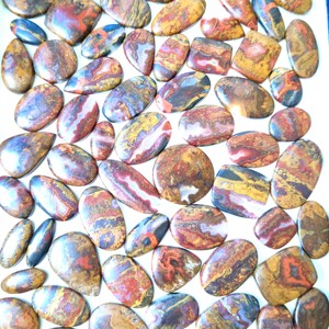 ตะเข็บอาเกตอัญมณีอัญมณีทรงหลวมอัญมณีทรงหลวมเครื่องประดับเงินคริสตัลบำบัดตามธรรมชาติ - Product Image 3