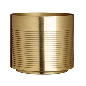 Top Quality Hammered <b>Flower</b> Planters with High End Quality Brass Plated Finishing Gold Luxury <b>Flower</b> <b>Vase</b> From INDIA - Product Image 2