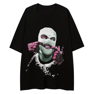Camisetas de Hombre Casuales de Gran Tamaño, de Algodón de Punto Grueso, de Manga Corta para Invierno, de Alta Calidad OEM, Transpirables, de Secado Rápido, Personalizadas - Product Image 2