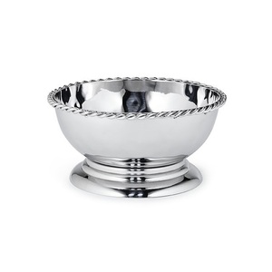 Ensemble de deux bols de service en acier massif avec support de base en bois de cerf, plat décoratif de table écologique fabriqué à la main pour les aliments à faible quantité minimale de commande - Product Image 5