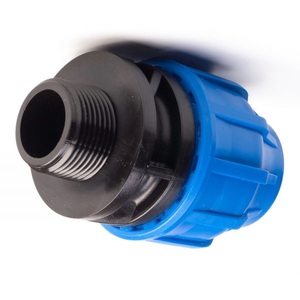 Raccords de tuyauterie de Transmission d'eau haute pression commerciale de haute qualité 20MM X 3/4 pouces adaptateur de filetage mâle PP Surface lisse - Product Image 5