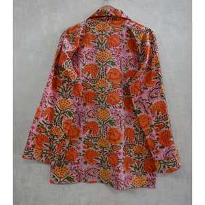 Ensemble de pyjama d'été en coton pour femmes, vêtements de détente confortables, vêtements de nuit intimes, vêtements de nuit respirants, séchage rapide, floral - Product Image 5