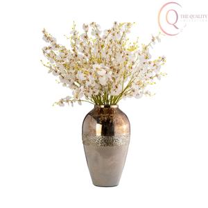 Decorative Metal Tabletop <b>Flower</b> <b>Vase</b> with Artistic Shape and Premium Finish, Perfect <b>for</b> Stylish Interior Decoration - Product Image 1