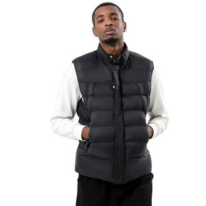 Gilet matelassé sans manches épais et léger respirant de grande taille 2026, veste décontractée à capuche, rembourrage matelassé, grande poche avant - Product Image 1