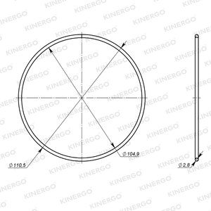 Joint torique ORCH05 pour ORCH05 10" LU (A606, 42LE) ; 9-1/2" LU (A413, A470, A670, A604) - Product Image 2