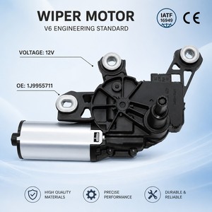 Motor de Limpiaparabrisas Trasero de 12V para VW Golf IV, Bora, Passat Variant, <span class=keywords><strong>Skoda</strong></span> Octavia, OE 1J9955711 - Product Image 1
