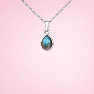 Pendentif en Labradorite fait main en argent sterling 925 bijoux en pierres précieuses avec breloque en pierre naturelle cadeau pour elle - Product Image 2