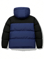 Nouvelle veste matelassée unisexe en toile respirante pour l'hiver, coupe courte, grande taille, avec logo frontal