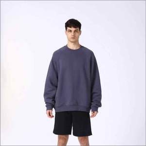 Sudadera estampada personalizada bordada 330G algodón cuello redondo ecológica Regular Fit pulóver para hombres y mujeres temporada de otoño - Product Image 1