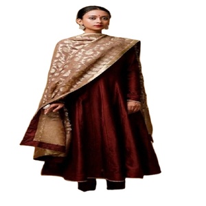 Indian floral Wedding <b>Dress</b> Collection for Women With Heavy Embroidered Work 3D flower work Partywear Heavy Net Salwar Kameez - Product Image 1