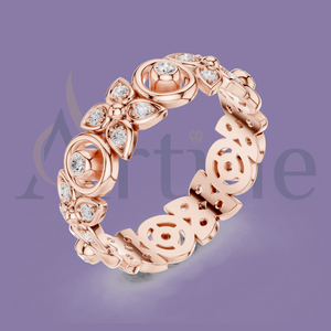 Anillo para nudillos de oro mínimo de 10K - Product Image 1