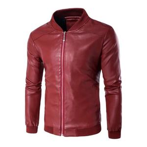 Chaqueta de cuero unisex de invierno con cremallera de talla grande para mujer, colores y diseños personalizables - Product Image 1