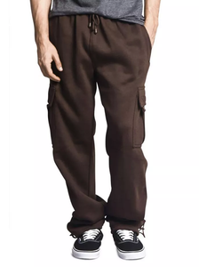 กางเกงคาร์โก้ทรงตรงลำลองสำหรับผู้ชายสุดเทรนดี้ มีกระเป๋าหลายช่อง สไตล์สตรีทแวร์ ออกแบบมาเพื่อความสบาย ยืดหยุ่น เหมาะสำหรับกิจกรรมกลางแจ้งและสวมใส่ในชีวิตประจำวัน 100% - Product Image 2