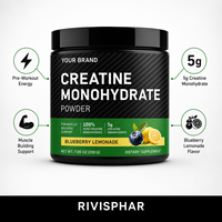 Créatine monohydrate en poudre - Supplément sportif micronisé de qualité supérieure pour adultes, pour la croissance musculaire, la force explosive et la récupération post-entraînement