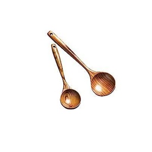 Cuillère en bois d'acacia de haute qualité pour la maison et le jardin, vaisselle de table de cuisine, cuillère personnalisable - Product Image 6
