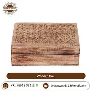 Fabricant en gros de quantité de boîte sculptée à la main en bois de manguier au design moderne de bonne qualité à bas prix - Product Image 6