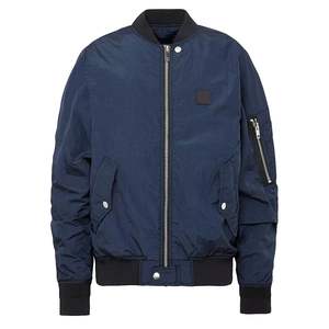 Veste bomber à capuche avec poche zippée, logo personnalisable de haute qualité, pour homme, streetwear tendance, imperméable, coupe-vent réversible - Product Image 1