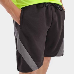 High Quality <b>Men's</b> Breathable <b>Sweat</b> <b>Shorts</b> Solid Color Eco-Friendly Casual Style with Mid Waist Drawstring Closure - Product Image 2