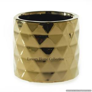 Fantaisie En Gros Personnalisé Fleur Vase Brun Couleur Plaqué Forme Ronde Avec Un Design Perforé Pour La Maison Et Les Événements Décor Bas Prix - Product Image 5