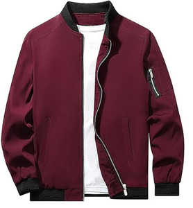 Veste bomber légère en softshell ajustée pour homme - Product Image 3