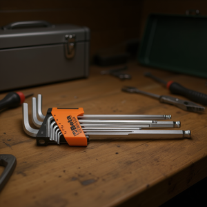 Juego de 9 Llaves Hexagonales con Punta de Bola, Modelo Extra Largo - Product Image 3